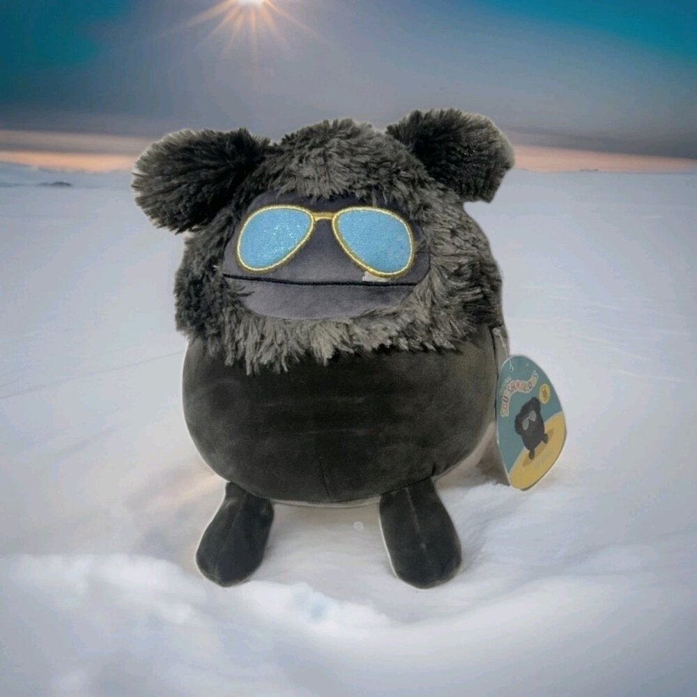 Squishmallow Wallis Yeti the Bigfoot 8” ULTRA RARE BNWT Target Sunglasses Summer